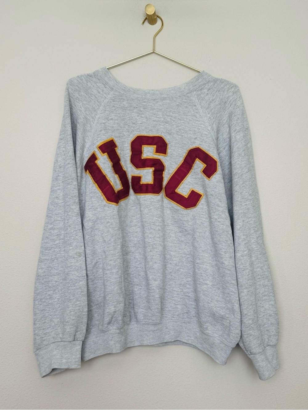 USC Grey Crewneck Sweatshirt Vintage